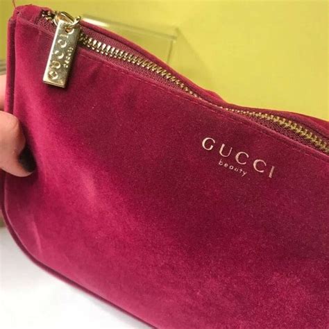 gucci light up purse|Gucci makeup bag pink velvet.